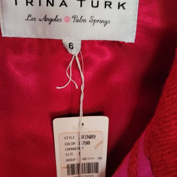 TRINA TURK BLAZER SIZE 6 NWT - Picture 2 of 4